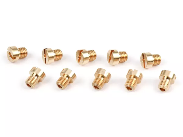 Hoofdsproeier set -KMT voor Dellorto (Type: 1486) 5mm- (65-74) - (65-66-67-68-69-70-71-72-73-74)