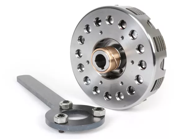 Clutch -KINGWELLE DragBikeClutch steel version- Vespa PX, T5, Rally, Cosa