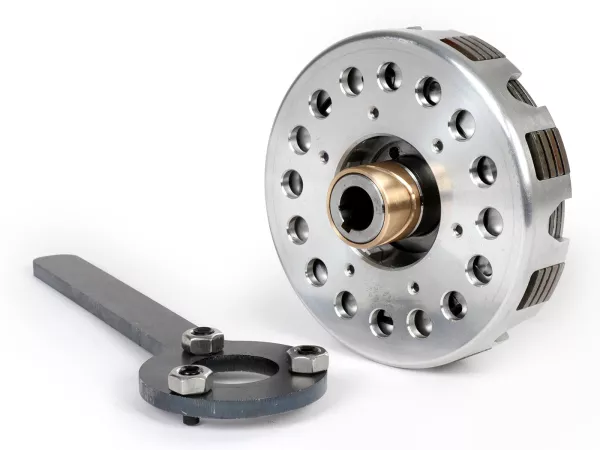 Clutch -KINGWELLE DragBikeClutch aluminium version- Vespa PX, T5, Rally, Cosa