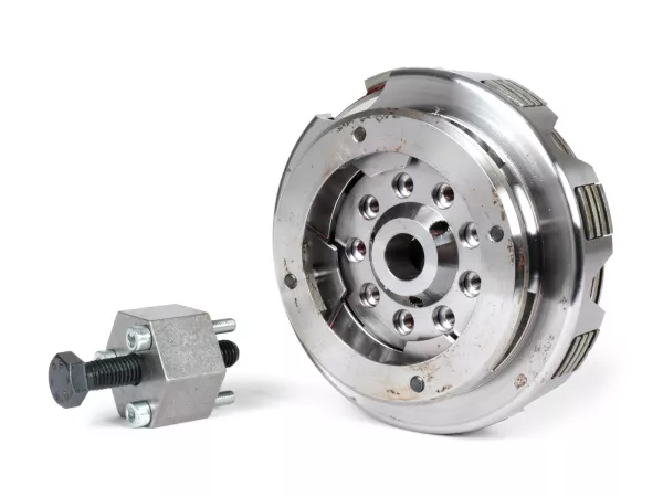 Clutch -KINGWELLE 4S-R DragBikeClutch- Vespa V50, V90, SS50, SS90, PV125, ET3, PK50, PK80, PK50 S, PK80 S, PK125 S, PK50 XL, PK125 XL, ETS, PK50 HP, PK50 SS