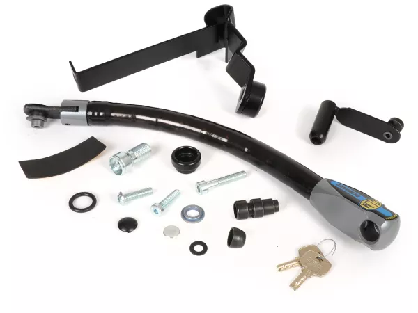Steering lock DK -CLM Blindado- Yamaha T Max 560 - mounting on handlebar