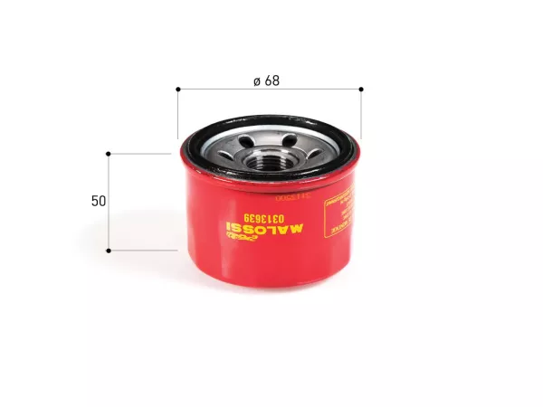 Oliefilter -MALOSSI Red Chilli- YAMAHA T-Max 500-530cc (-2016), Kymco Xciting, Xciting R 500ccm