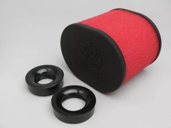 Air filter -MALOSSI E15- straight, CS= 60mm