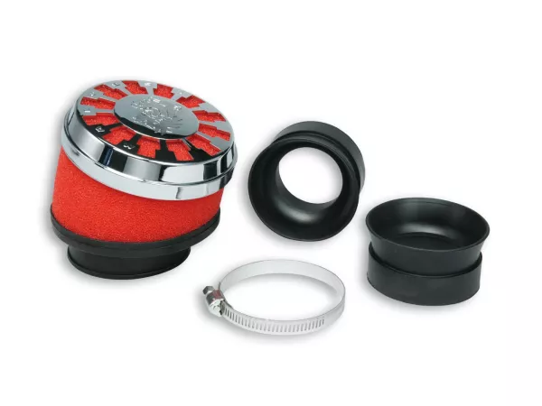 Luchtfilter -MALOSSI E13- recht, aansluitbreedte = 42-58mm