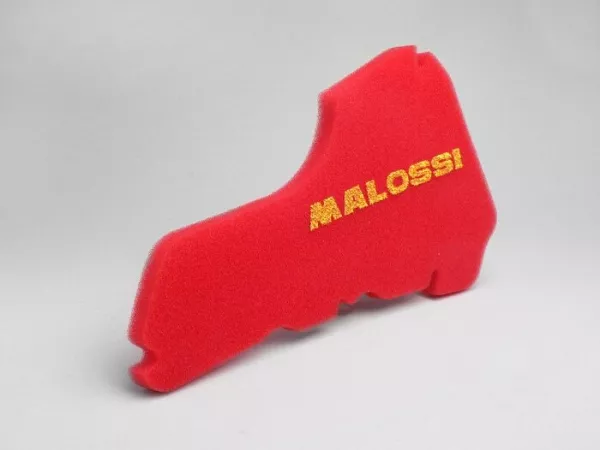 Filtro de aire -MALOSSI Esponja Roja- Piaggio Vespa ET2 50 ccm, Piaggio Sfera 50 ccm RST, Piaggio Vespa LX 50 ccm 2 tiempos, Piaggio Liberty 125 ccm, Piaggio ET4 125 ccm año 1996-98