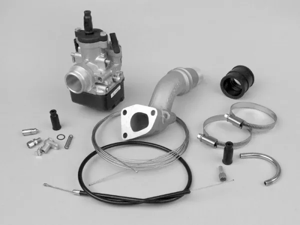 Carburetor kit -MALOSSI 3-hole, 25mm Dellorto PHBL, rotary valve- Vespa PK XL
