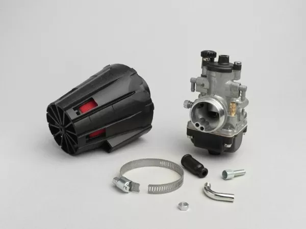 Carburator kit -MALOSSI MHR 19mm Dellorto PHBG BS- Minarelli 50 cc, Piaggio 50 cc 2-stroke - CS=23mm - APRILIA SR50 (Minarelli), YAMAHA AEROX 50, BWS 50, JOG50, JOG50RR, NEOS, SLIDER, SPY, VINO50, WHY50, ZEST50, ZUMA50, CPI ARAGON 50, Formula, GTR, Hussar