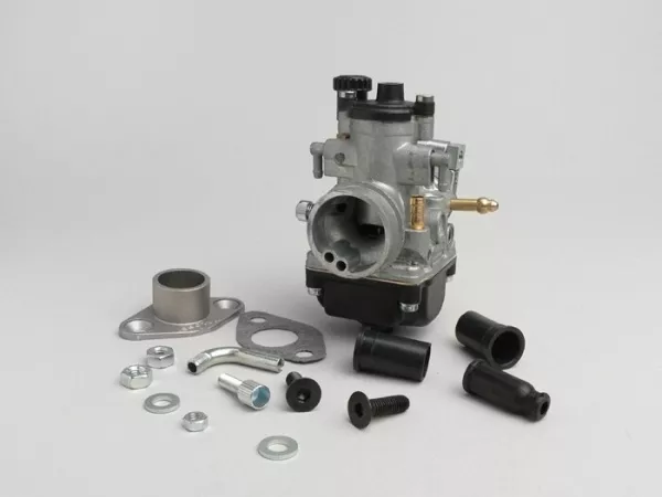 Kit karburator -MALOSSI 19mm Dellorto PHBG AS- Morini 50 ccm (tipe Aprilia/Suzuki) - SUZUKI ESTILETE, SUZUKI KATANA50, ZILION 99, APRILIA MOJITO 50, SR50 (mesin Morini)