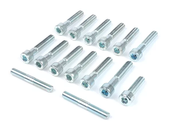 Engine bolt set for engine housing -MALOSSI V-One/VR-One- Vespa PX