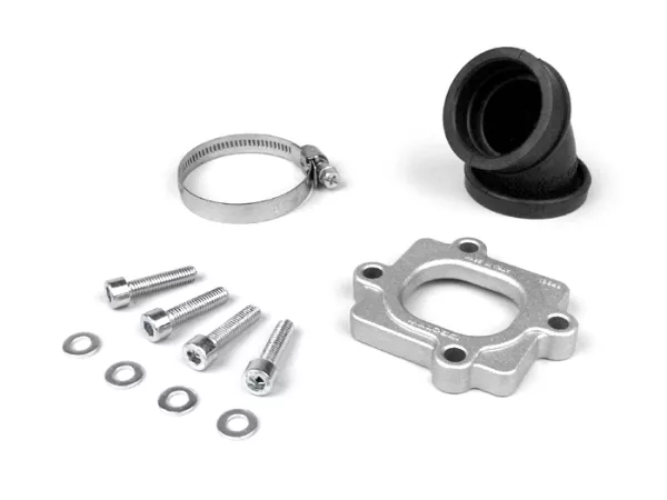 Colector de admisión -MALOSSI MHR + FKM- Minarelli/CPI 50 ccm (horizontal) - AW=Ø34mm (carburador Ø28-30mm - PHBH, VHSH, PWK28, TMX30, Smartcarb 26-28)