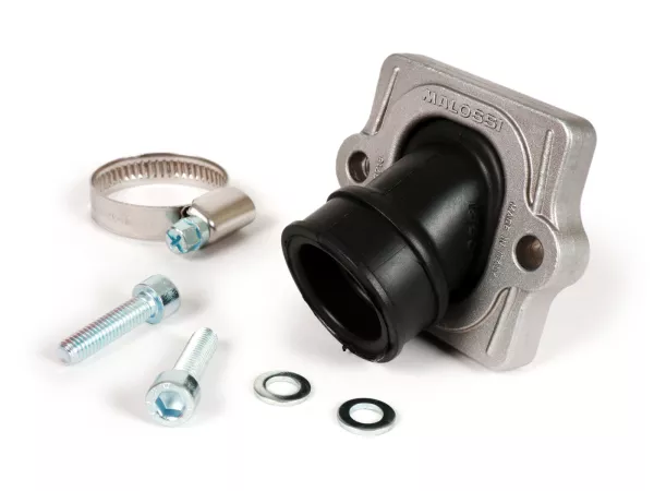 Intake manifold -MALOSSI X360 FKM- Piaggio 2-tak - AW = 24,5mm