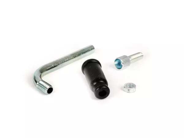 Throttle cable guide set -MALOSSI- M6 x  0.75 - 90°
