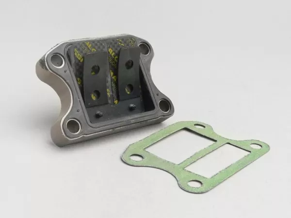 Bloque de diafragma -MALOSSI MHR-Réplica- Peugeot 50 cc (vertical) - SPEEDFIGHT1 50 cc LC, SPEEDFIGHT2 50 cc LC, XFIGHT 50, SPEEDFIGHT1 50 cc AC, SPEEDFIGHT2 50 cc AC, TKR50, TREKKER50, VIVACITY50, ELYSEO50, SQUAB50, SV50, ZENITH50, BUXY50, ELYSTAR50, LOO