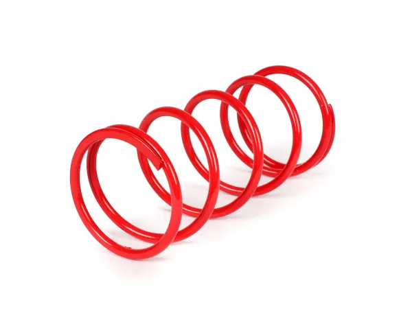 Tegendrukveer -MALOSSI Ø 58,0x135mm Ø 4,3mm 5,5k rood- VESPA, PIAGGIO, BENELLI, MALAGUTI, HONDA, KYMCO, KAWASAKI, KEEWAY, SYM
