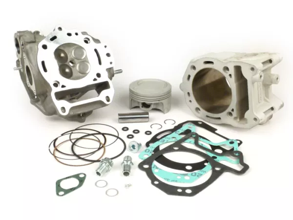 Cilinderset -MALOSSI 282 ccm incl. cilinderkop V4 Ø=75,5mm - Piaggio Quasar 300 ccm - Vespa GTS300 i.E., GTS300 Super i.E., GTS300 Super Sport i.E., GTV300 i.E., Piaggio Beverly 300 i.E., Carnaby 300 i.E., MP3 i.E., Gilera Nexus 300 i.E., Derbi Rambla 3