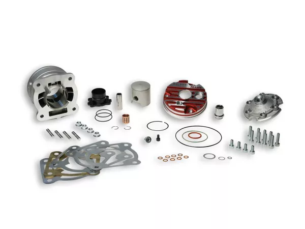 Cilinder -MALOSSI MHR Testa Rossa FLange Mount 70 ccm (39,2mm slag)- GILERA/PIAGGIO 50cc LC 2-takt