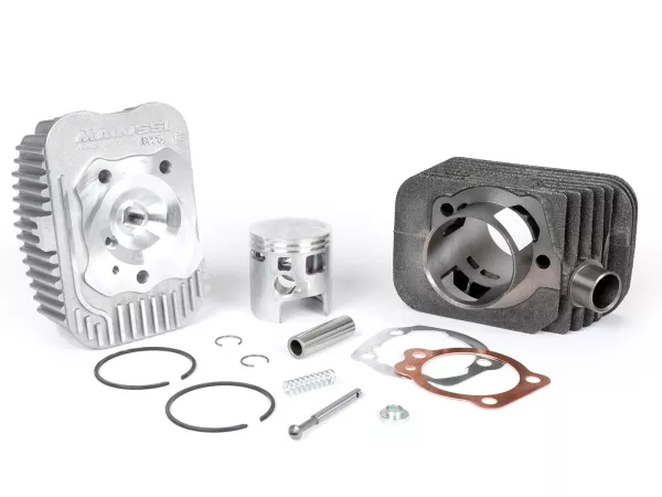 Cylinder -MALOSSI 73 ccm Sport Ø46,5mm- Piaggio Ciao (kolvstift = Ø 12mm) - motorhuset måste spindlas ut