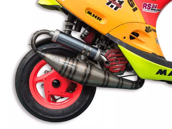 Escape -MALOSSI MHR Team 3,Testa Rossa, RC-One Ø52mm- Piaggio 50 ccm 2 tiempos