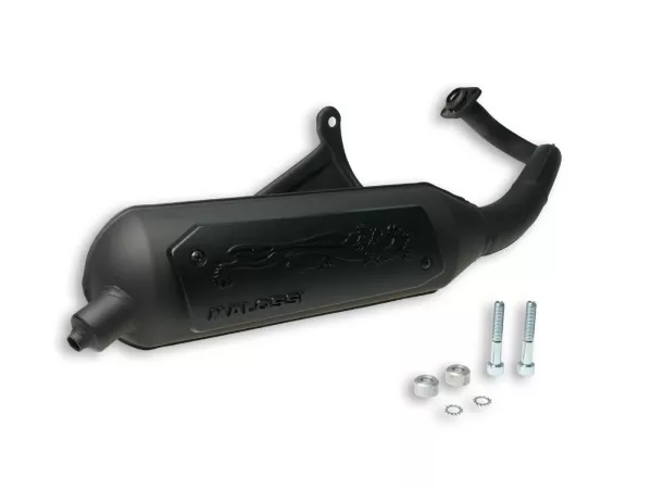 Exhaust -MALOSSI WILD LION homologiert- GILERA Storm/Typhoon/PIAGGIO NRG/MC2/MC3/NTT/Power/Purejet/Typhoon 50cc 2T AC/LC