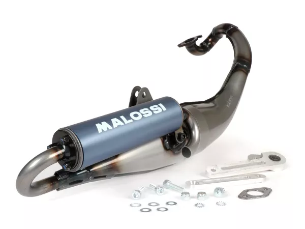 Uitlaat -MALOSSI FLIP gehomologeerd- YAMAHA Aerox, MBK Nitro, Minarelli horizontaal