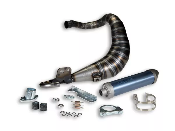 Knalpot -MALOSSI Racing MHR EXHAUST- Vespa Primavera, ET3 125cc 2T