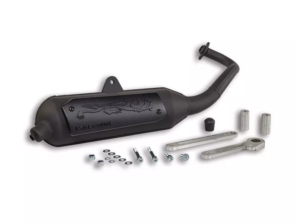 Knalpot -MALOSSI WILD LION yang telah dihomologasi- APRILIA SR Motard, DERBI Varian Sport, PIAGGIO Typhoon C50
