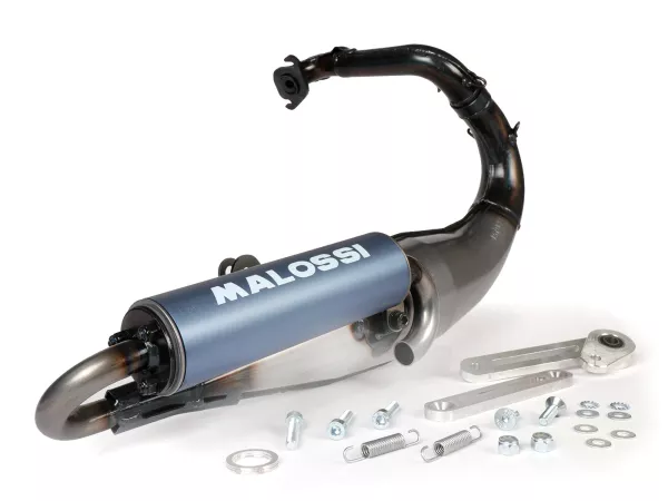 Uitlaat -MALOSSI FLIP gehomologeerd- PEUGEOT Speedfight 50 2T AC/LC, PEUGEOT verticaal
