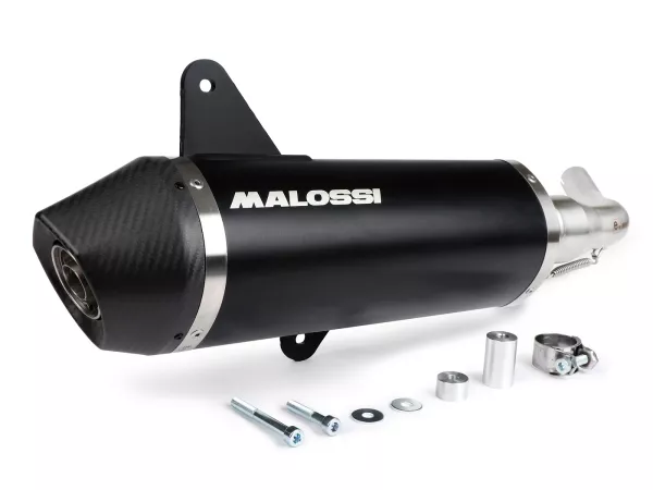 Auspuff -MALOSSI RX homologated, Black Edition- Vespa Sei Giorni, GTS, GTS Super, GTS Super Sport, Super Tech, GTS Touring, GTS HPE 300ccm i.e. (2017-)