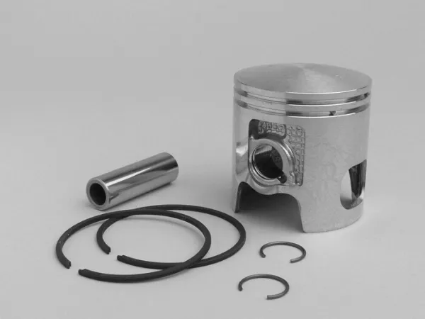 Piston -MALOSSI- Minarelli (12mm), Piaggio 70cc, Vespa V50/PK 75cc - 47.0mm