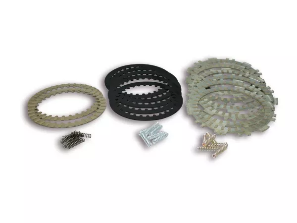 Clutch friction plate set incl. steel plates -MALOSSI- YAMAHA T-Max 530-560, Kymco AK 550