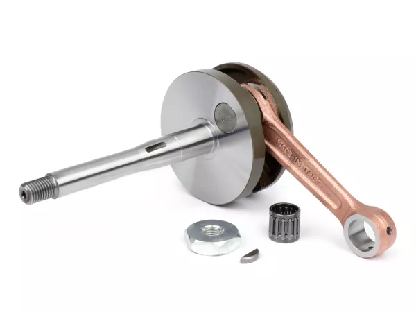 Krukas -MALOSSI- Piaggio Ciao, Boss, Boxer, SI, Grillo, Bravo, Superbravo, PX (43mm slag voor 12mm zuigerpen)