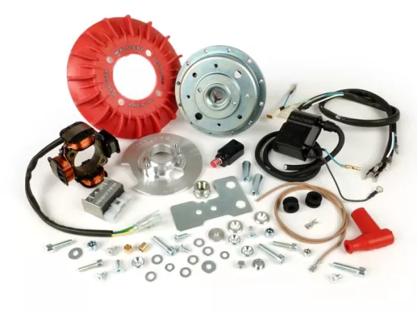 Ontsteking -MALOSSI VesPower MK2- Vespa PK XL (conus 20/24mm)- Traagheidsmoment 28 kg/cm² (1200gr.)