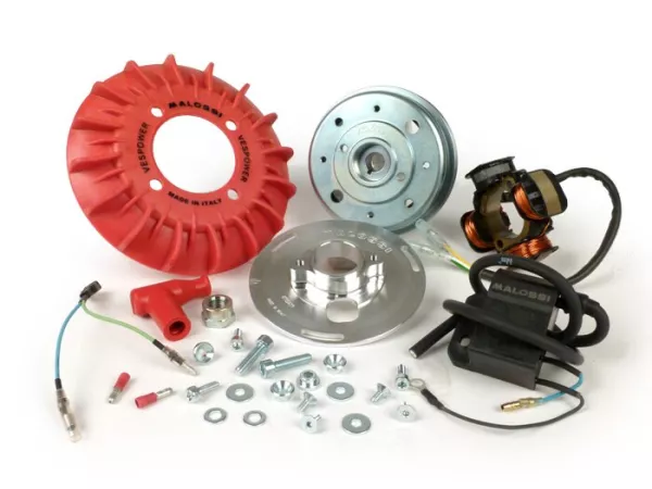 Encendido -MALOSSI VesPower MK2- Vespa PX - Momento de inercia 17 kg/cm² (900gr.)