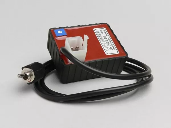 CDI -MALOSSI TC-Unit RPM- Peugeot 50cc models with carburettor (black)