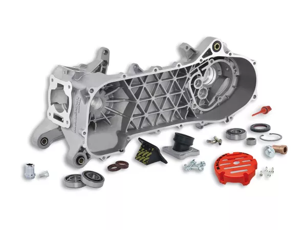Cárter motor -MALOSSI RC-One- GILERA/PIAGGIO largo 50ccm2T AC/LC sin E-Start, 10 y 12/13