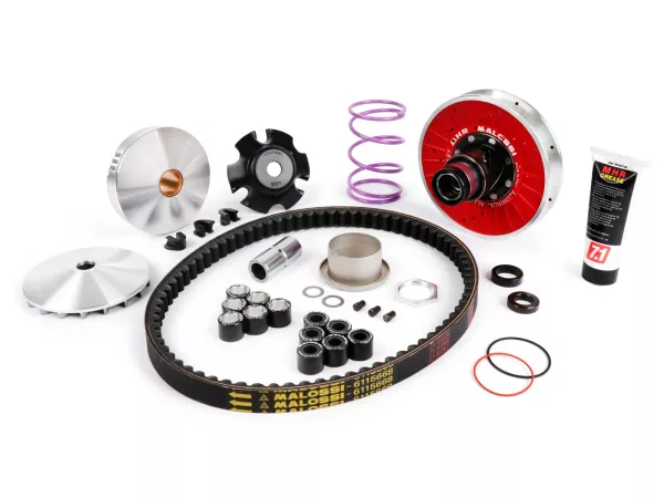 Kit variateur -MALOSSI Overrange MHR aluminium - Piaggio 50cc (1998-, carter long)