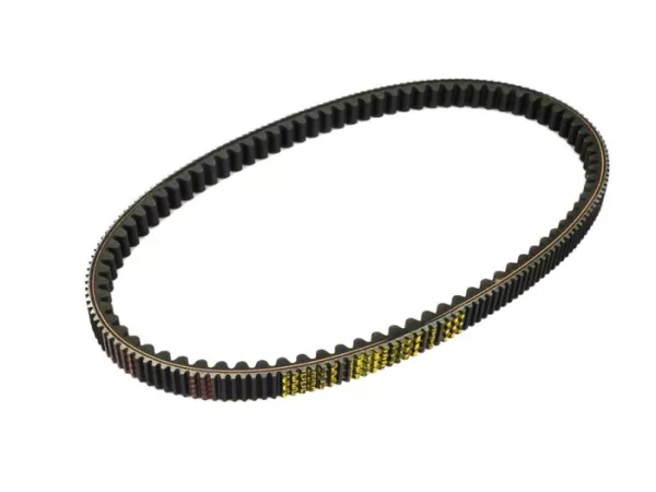 Cinghia trapezoidale -MALOSSI Aramide (955x22,6mm)- Piaggio 250-300 ccm Quasar/HPE (carcassa lunga) - sostituisce M6112855 - Beverly250/300, Carnaby250, Carnaby Cruiser 300, Derbi Rambla 250/300, Aprilia Sport City Cube 250/300, Scarabeo 250/300