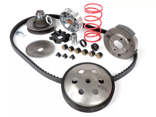 Variomatik-Set (Overrangekit) -MALOSSI- Piaggio, Bravo, Si -110mm Wandlerscheiben-