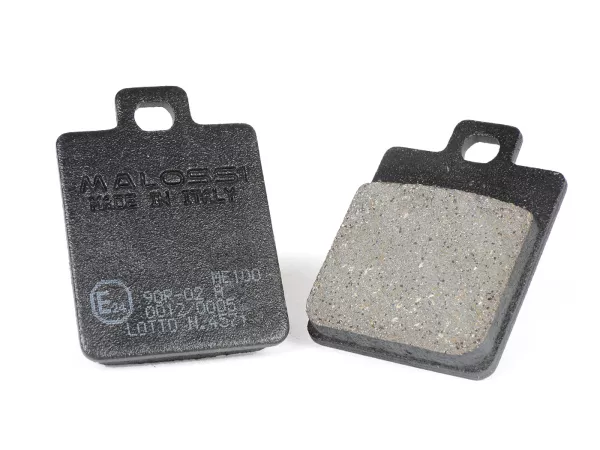 Remblokken -MALOSSI- Sport - gehomologeerd - 35,6x49mm - VESPA, PIAGGIO, GILERA, APRILIA, PEUGEOT, MALAGUTI, SYM, BENELLI, CPI, LAMBRETTA