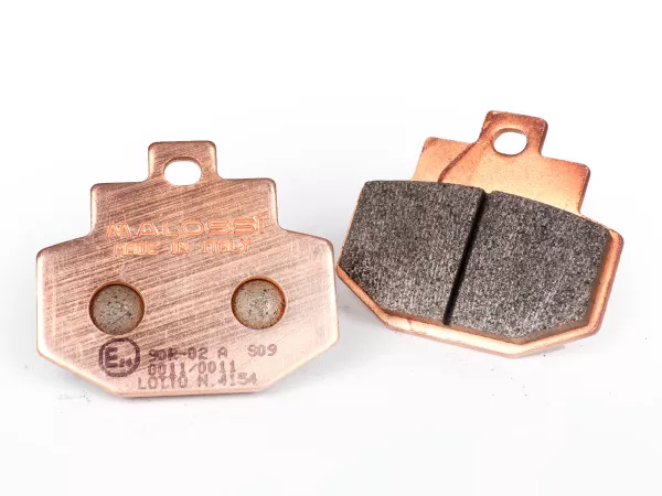 Brake pads -MALOSSI- MHR SYNT - homologated 55,3x49,0mm - VESPA GTS 125-300, 946, GILERA Runner 125-200, DNA 50-180, PIAGGIO MP3 300-350, Fly 125