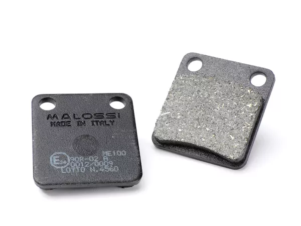 Remblokken -MALOSSI- Sport - gehomologeerd - 40,9x42,7mm - DAELIM S-Five, E-Five, Message, Cordi, Tapo, SYM Orbit, Super Fancy, CAGIVA City, HONDA Dio, Silverwing 400, Silverwing 600
