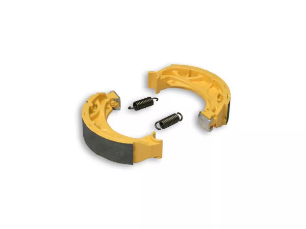 Brake shoes -MALOSSI Ø=110x25mm- Piaggio 50-150cc, SKR 125cc (r), SKR 150 (r), Vespa ET2 50cc 2000 (r),  Runner 50cc 1997-1997 (r), PIAGGIO Hexagon 125cc 1994-1997 (r), Hexagon 150cc 1994-1999 (r), Hexagon GT 250cc 4-stroke (G/H) 250cc 1998-1999 (r), Hexa