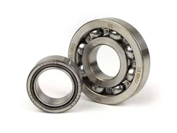 Ball bearing set crankshaft -MALOSSI Sport Vespa PX- 613912 (25x62x12mm) - C4, ball Ø=10.3mm + NBI 253815- (25x38x15mm) - (used for crankshaft Vespa PX, Sprint Veloce, Rally200 (Ducati))