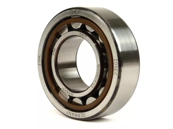 Rollager krukas -MALOSSI- NU 205 (25x52x15mm) type 1 - C3 polyamide - (gebruikt voor krukas dynamo zijde Lambretta LI (serie 2-3), LIS, SX, TV (serie 2-3), Vespa T5 125cc, GS160 / GS4, SS180)