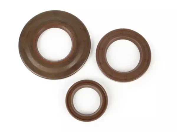 Oil seal set-MALOSSI FKM- Vespa PX (1984-1991) - Brake drum=Ø30mm