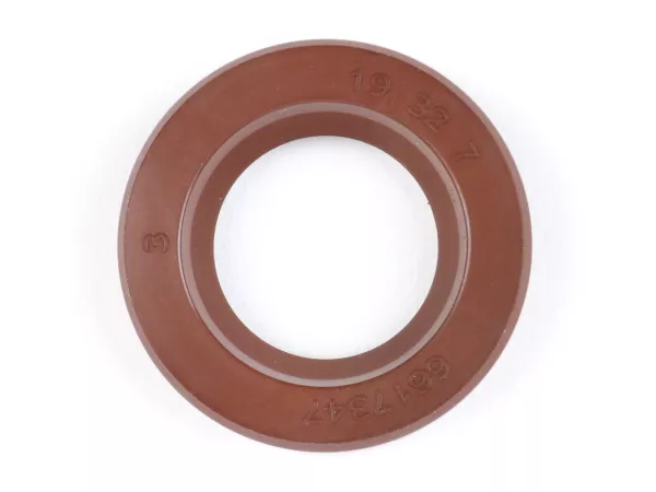 Oljetätning 19x32x7mm -MALOSSI PTFE/FKM- (används för vevaxelns alternatorsida Vespa V50, V90, SS50, SS90, PV125, ET3, PK S)