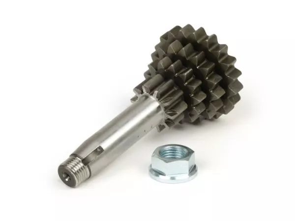 Gear cluster -MALOSSI Sport- Vespa V50, PV125, ET3, PK50, PK80, PK125 S-XL - 10-14-17-20 teeth (used with genuine gear box, shortens 3rd and 4th gear)