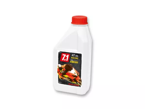 Olie - Motorolie -MALOSSI 7.1 Racing (SAE 10W-50)- 4-takt volledig synthetisch - 1000ml