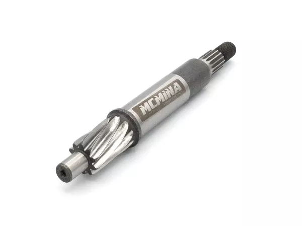 Primärwelle -MCPROPARTS- Piaggio Ciao, Bravo, Si, Boxer MC MINA für Fahrzeuge mit Variomatik / Minarelli Wandler 10 Zähne Schräg
