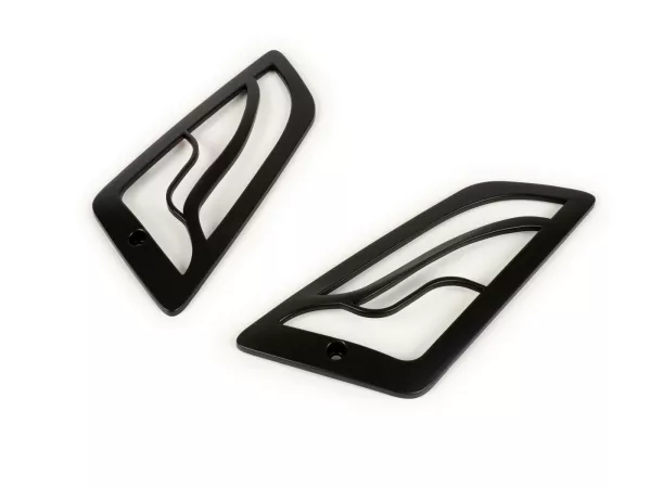 Kisi-kisi indikator -MOTO NOSTRA- Vespa GT, GTL, GTV, GTS 125-300 - depan - hitam pekat